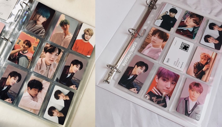 Koleksi Stiker Pokemon RM BTS Tersimpan Rapi di Binder 2