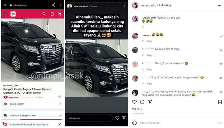 Tiara Marleen Ketahuan Bohong Usai Pamer Dapat Hadiah Mobil Mewah Dari Suami