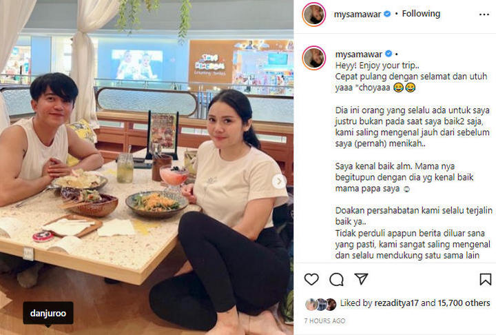 Mawar AFI Makan Bareng Pria Ganteng