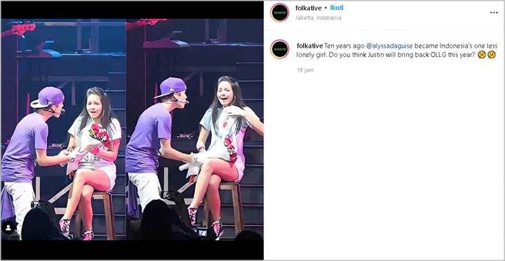 Alyssa Daguise Kekasih Al Ghazali Kenang Pernah Jadi OLLG Justin Bieber, Fotonya Kini Viral Lagi