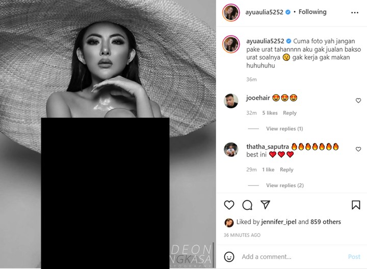 Usai Lepas Hijab, Ayu Aulia Pajang Foto Bugil hingga Disentil \'Simpanan Pejabat\'