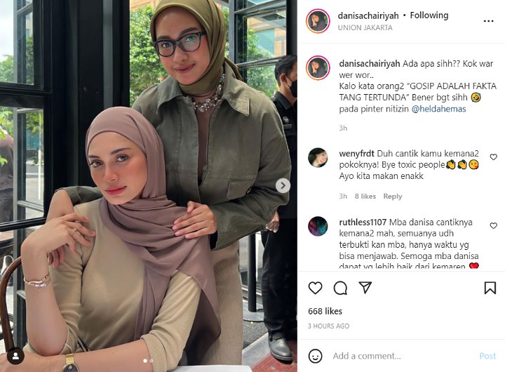 Mantan Istri Tengku Tezi Sentil Tyas Mirasih: Gosip Adalah Fakta yang Tertunda