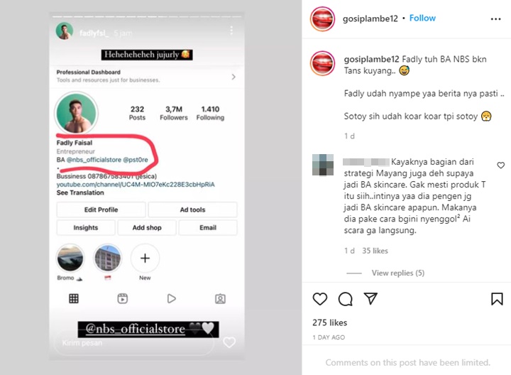 Fadly Faisal Tanggapi Nyinyiran Mayang Yang Diduga Untuknya, Netter: Singkat Padat Jelas!