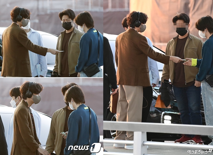 Random Banget, V BTS Tiba-Tiba Beri Suga Uang Saku di Bandara