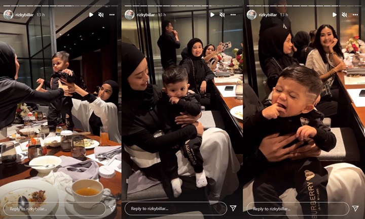 Lesty Kejora Perdana Ketemu dan Gendong Anak Rizki DA, Rizky Billar \'Nyempil\' Beri Pujian