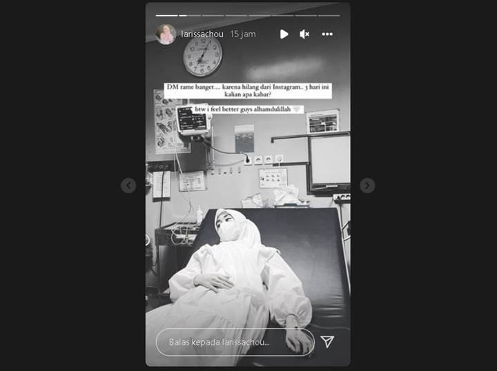Bikin Khawatir Usai Sempat ‘Hilang’ dari Instagram, Larissa Chou Muncul Bagikan Kabar Begini