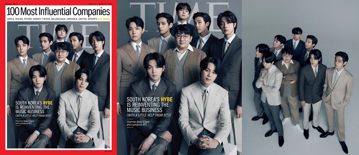 BTS Ganteng Banget di Cover Majalah TIME, Kehadiran Bang Si Hyuk Picu Perdebatan
