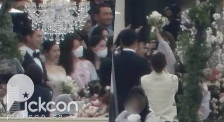 Gong Hyo Jin Terima Buket Bunga Pengantin di Pernikahan Son Ye Jin dan Hyun Bin Banjir Doa \'Nyusul\'