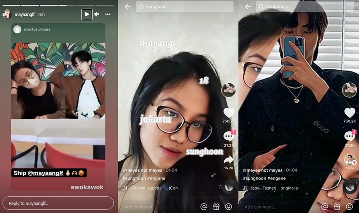 Mayang Kpopers Didukung Jadi Seleb TikTok Gra-Gara V dan Sunghoon