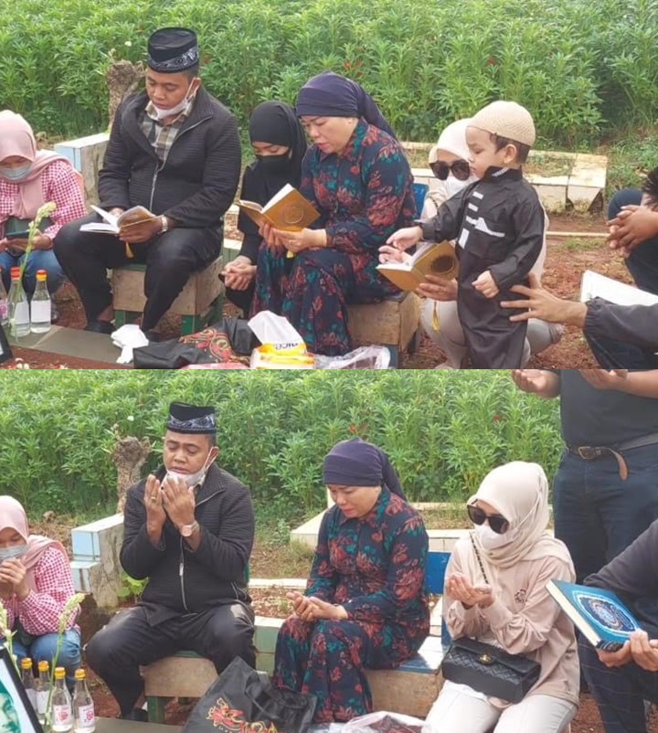Ajak Gala Ziarah ke Makam Vanessa-Bibi, Haji Faisal Untai Doa Mendalam Untuk Sang Cucu