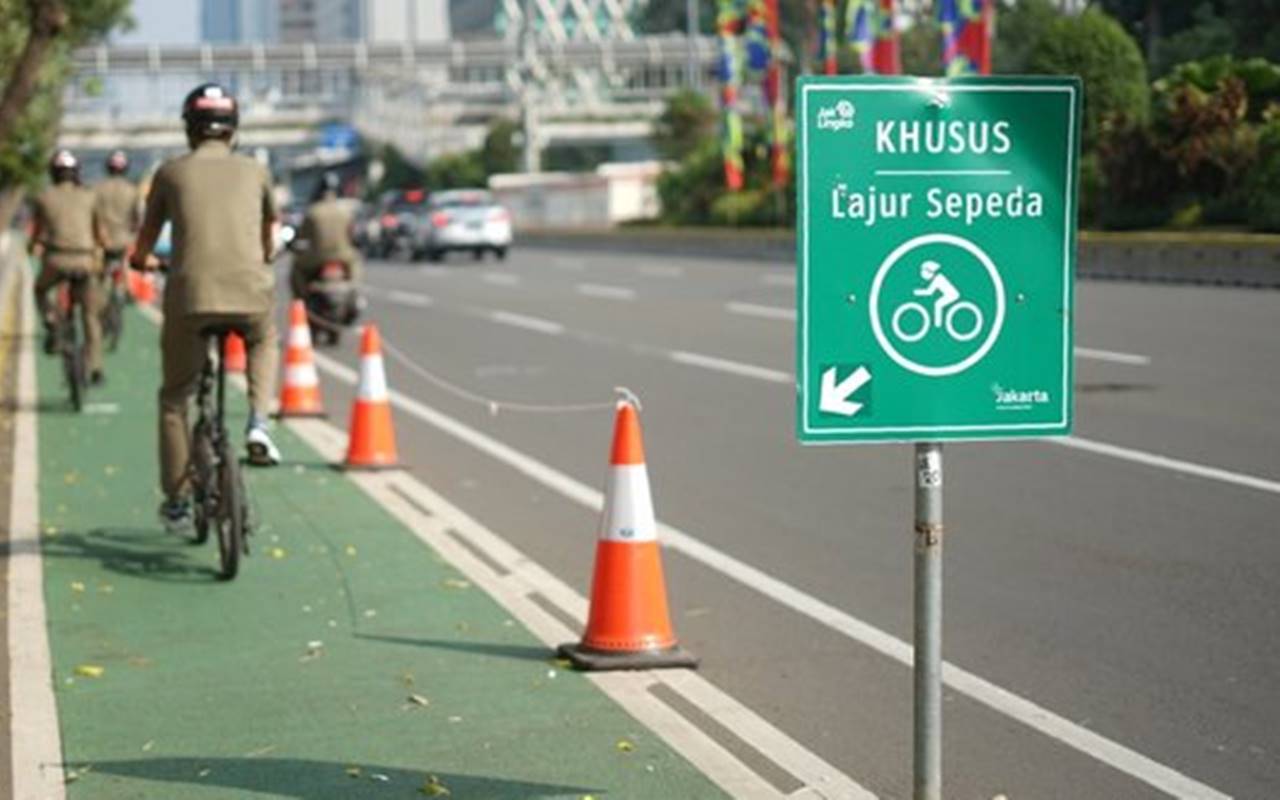 Anggaran Bangun Jalur Sepeda di DKI Jakarta Tahun 2022 Capai Rp 80 Miliar Lebih