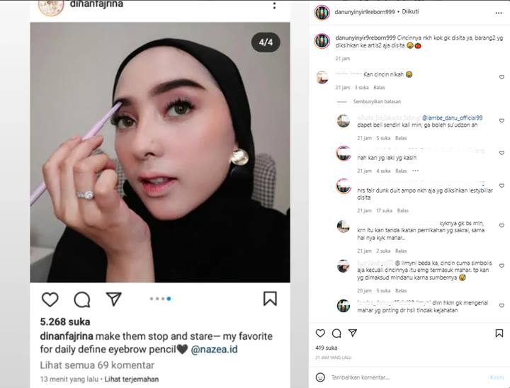 Semua Aset Doni Salmanan Disita, Cincin Nikah Masih Dipakai Dinan Fajrina Jadi Perbincangan