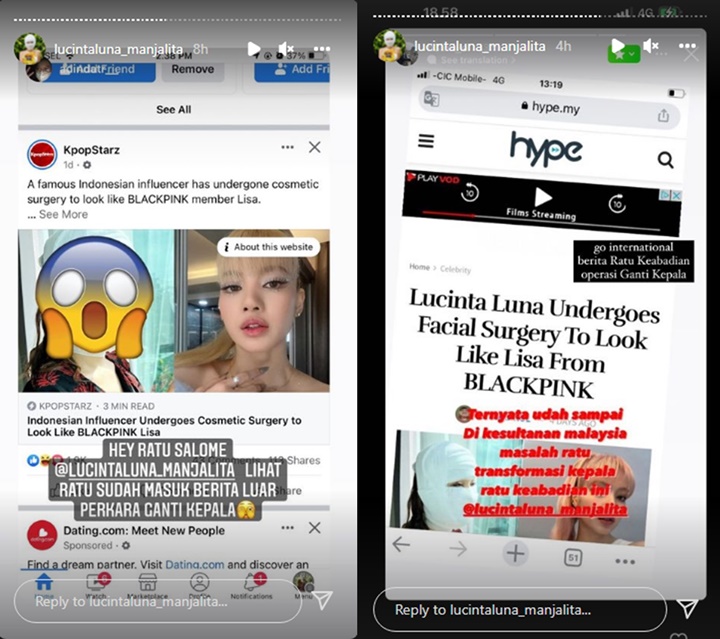 Diberitakan Media Asing, Lucinta Luna Akhirnya Perlihatkan Wajah Baru Hasil Oplas
