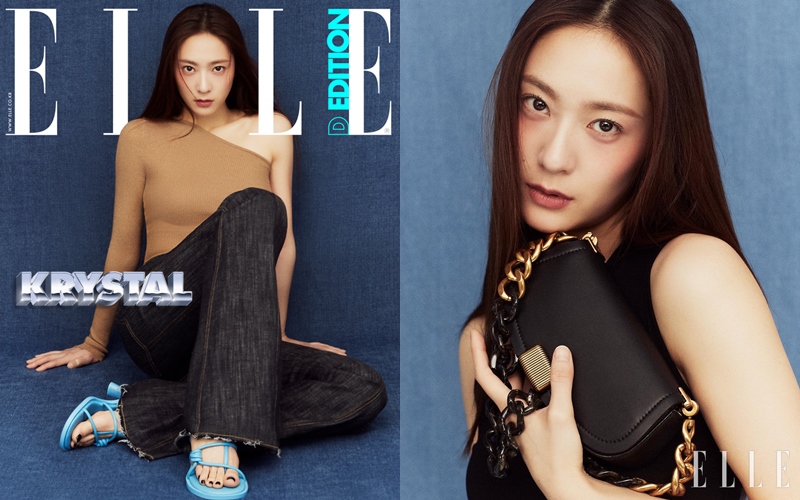 Bikin Adem dengan Tatapan Dinginnya, Krystal Tampi Memikat di Pemotretan Bareng ELLE Korea