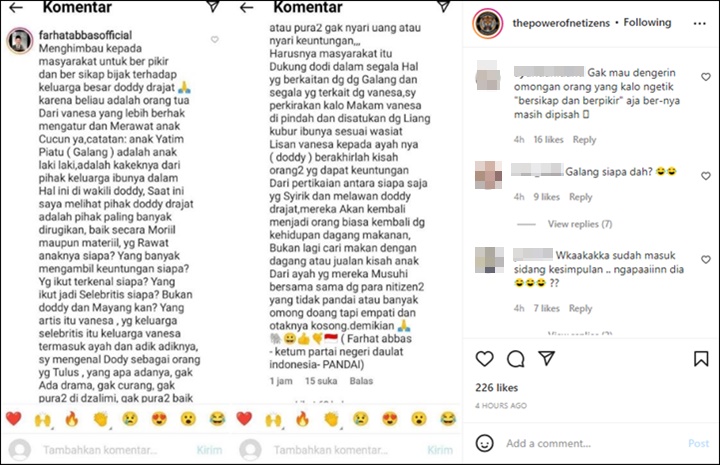 Serang Haji Faisal, Farhat Abbas Banjir Hujatan Gara-gara Salah Sebut Nama Gala Sky
