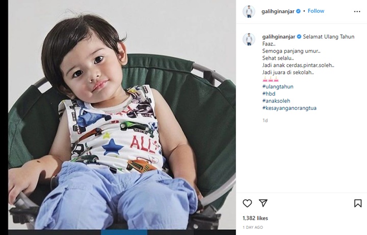 Sonny Septian Tulis Pesan Haru di Ultah King Faaz, Ucapan Singkat Galih Ginanjar Auto Disorot