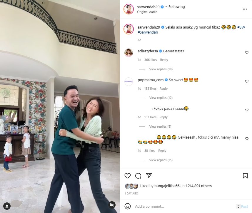 Sarwendah dan Ruben Onsu Niat Bikin Konten Romantis Tapi \'Digagalkan\' Dua Sosok Ini