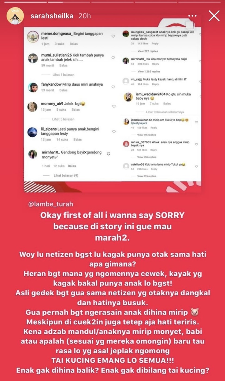 Istri Tegar Septian Ikut Murka Anak Lesty Kejora Dihina Mirip Binatang, Maki-maki Netizen