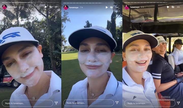 Kelakuan Luna Maya Pakai Sunblock Mirip V BTS, Wajah Cantiknya Jadi \'Korban\'