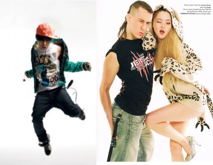 G-Dragon BIGBANG mengenakan kaos yang sama dengan masa awal debut