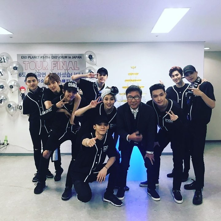 pesan manis Lay untuk Suho