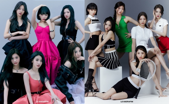 LE SSERAFIM Casting Ala Model di Teaser Grup, Pamerkan Visual Bukan Main