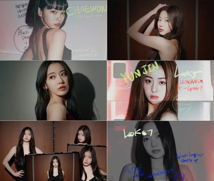 LE SSERAFIM Casting Ala Model di Teaser Grup, Pamerkan Visual Bukan Main
