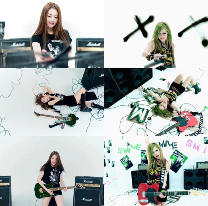 Teaser Debut Huh Yunjin LE SSERAFIM Dituding Jiplak MV \'Smile\' Avril Lavigne