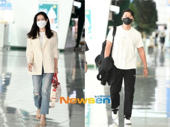 Potret Hyun Bin dan Son Ye Jin Berangkat Bulan Madu 1
