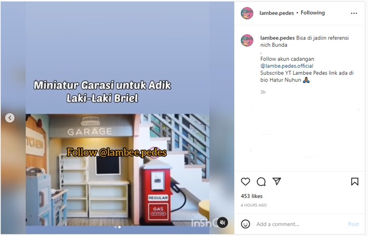 Mewah Banget, Potret Ruang Bermain Anak Momo Geisha Jadi Sorotan
