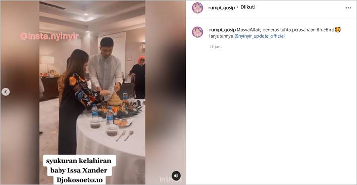 Nikita Willy Syukuran Potong Tumpeng Usai Kelahiran Baby Izz di LA, Bikin Penasaran Soal Ini