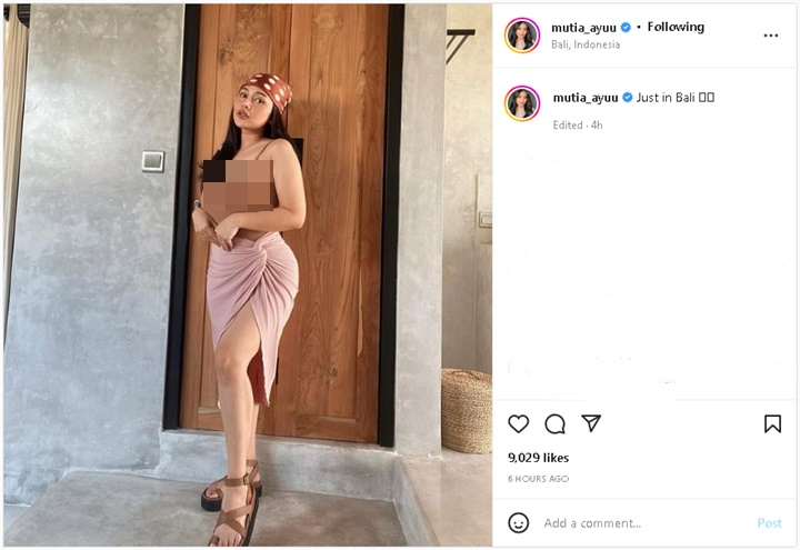 Mutia Ayu Tampil Seksi Malah Banjir Pujian