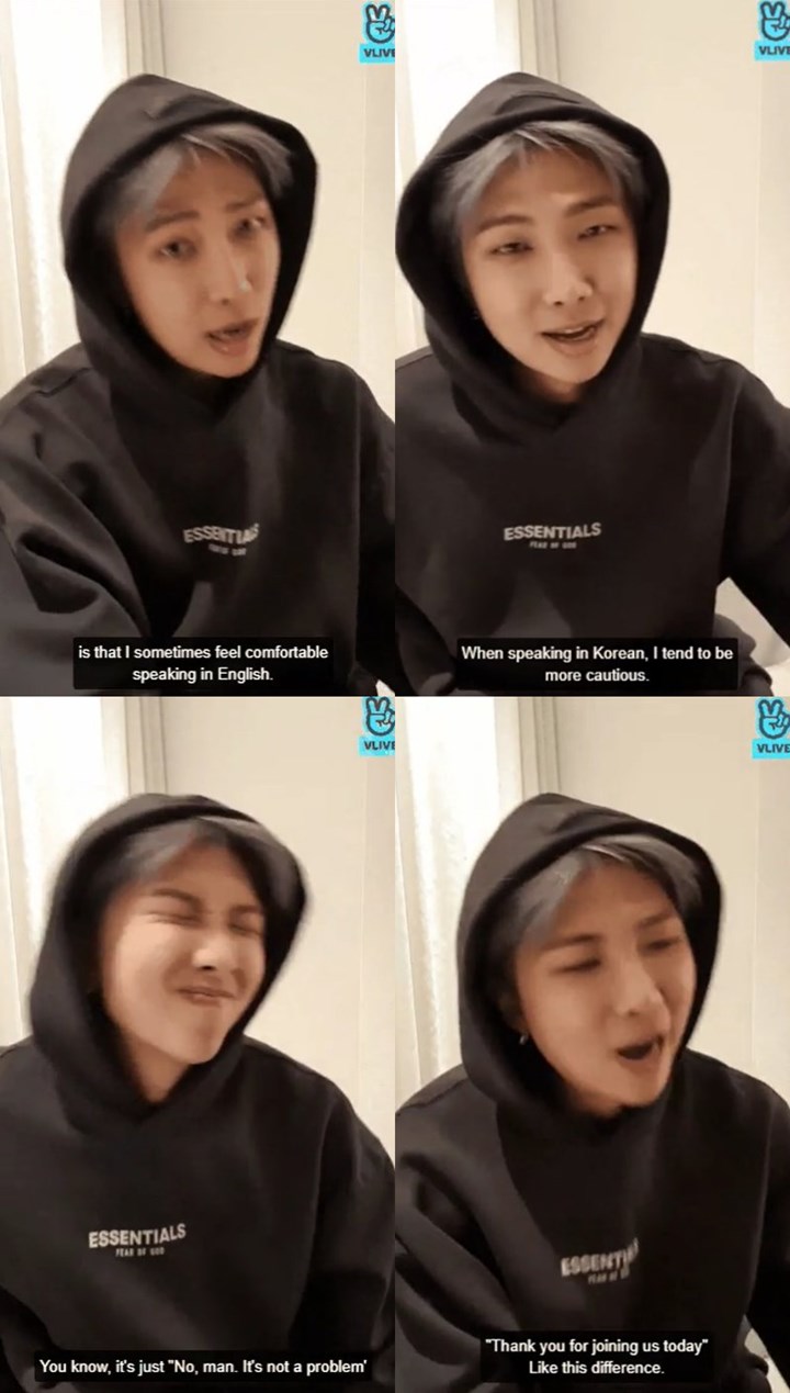 Ini Alasan RM BTS Kadang Lebih Nyaman Pakai Bahasa Inggris daripada Bahasa Korea