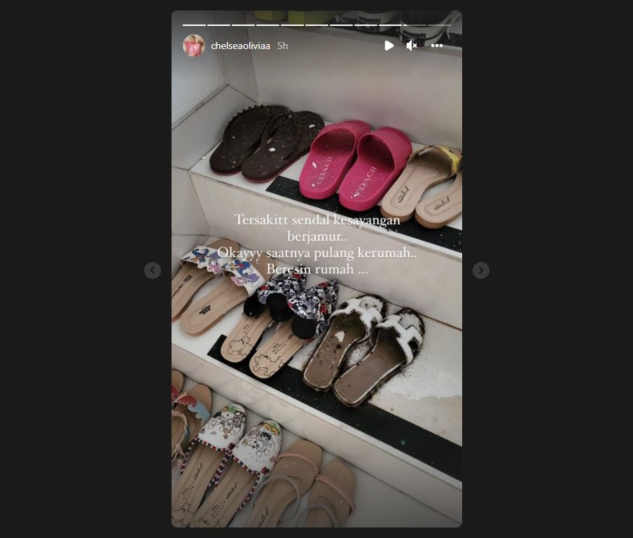 Selain Syok Karena Rumah Ambruk, Chelsea Olivia Sakit Hati Tahu Barang Kesayangan Jadi Begini