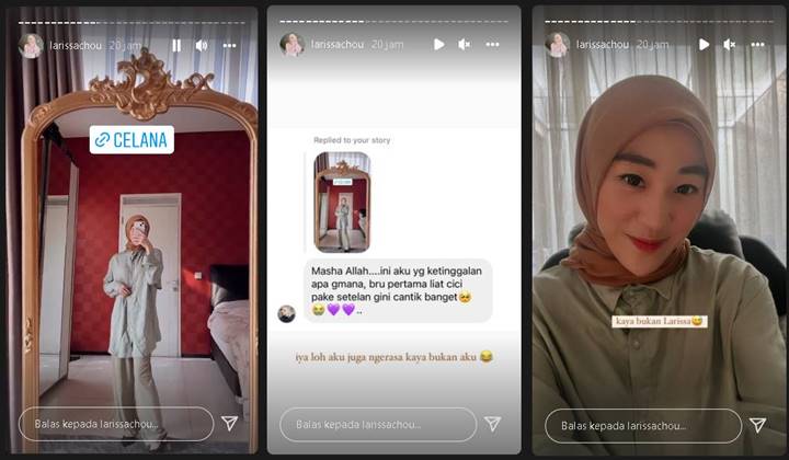 Biasa Pakai Dress, Larissa Chou Tampilkan Gaya Beda dari Biasa Disebut Manglingi Bak CEO?