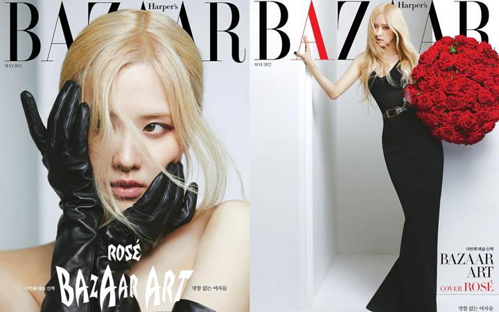 Rose BLACKPINK akan menghiasi edisi baru majalah Bazaar Korea