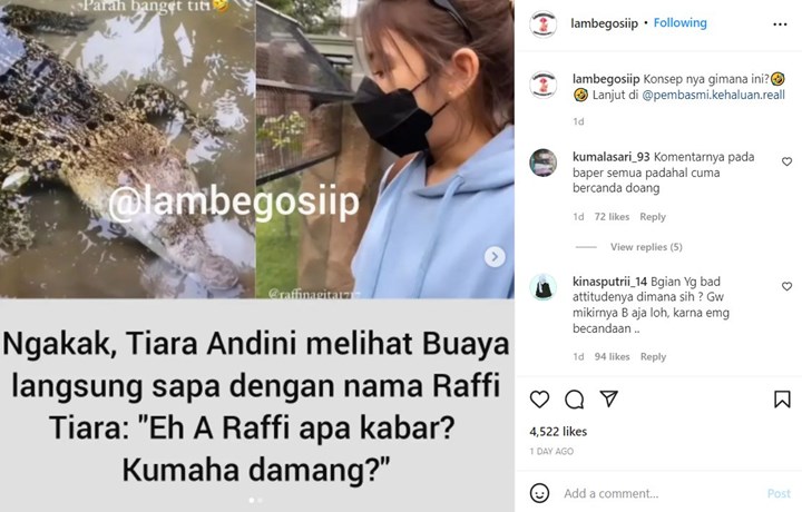 Tiara Andini Dicibir Tak Sopan Usai \'Sindir\' Raffi Ahmad Begini
