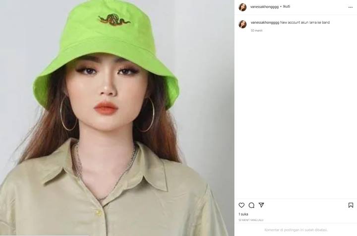 Vanessa Khong Resmi Ditahan, Instagramnya Kini Mendadak Hilang