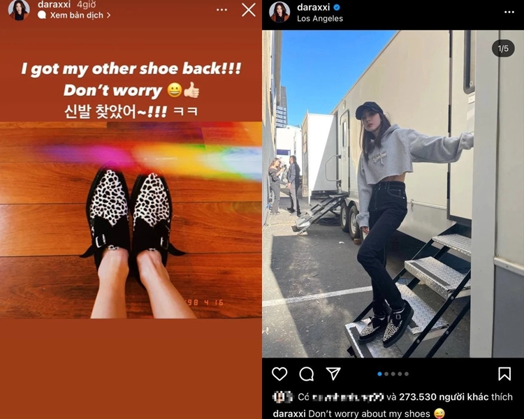 Dara 2NE1 Beri Update Soal Tregedi Sepatunya yang Melayang di Panggung Coachella, Ketemu?
