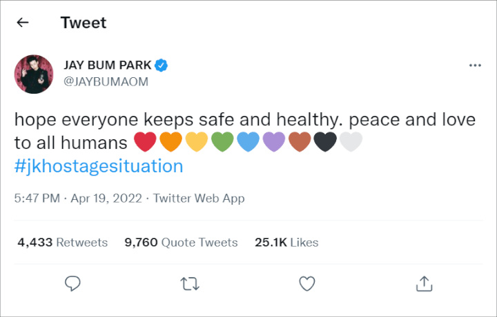 Jay Park Tanggapi Kritik dan Cercaan Usai Pamer Foto Bareng Jungkook BTS