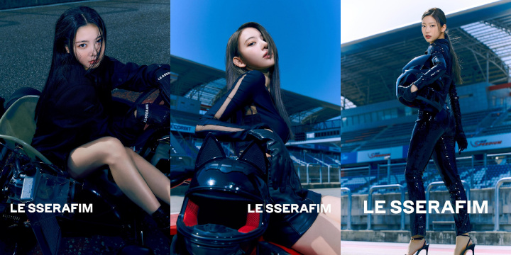 LE SSERAFIM Siap Balapan di Foto Teaser Baru, Outfit Seksi Sakura dkk Bikin Syok 2