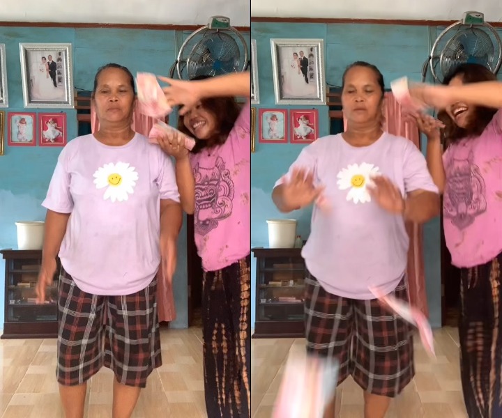 Kompak bersama sang ibu