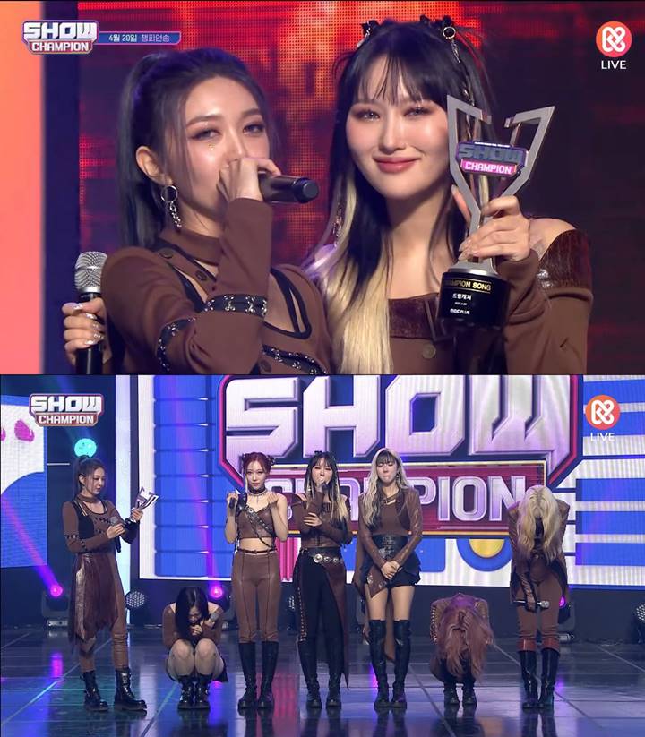 Dreamcatcher menangis mendapatkan kemenangan pertama mereka usai 5 tahun