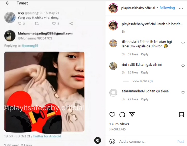 Chandrika Chika Dituding Umbar Pap Dada