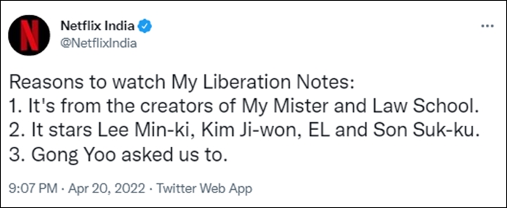 Cuek Kontroversi, Netflix Manfaatkan Gong Yoo Untuk Promosi \'My Liberation Notes\'