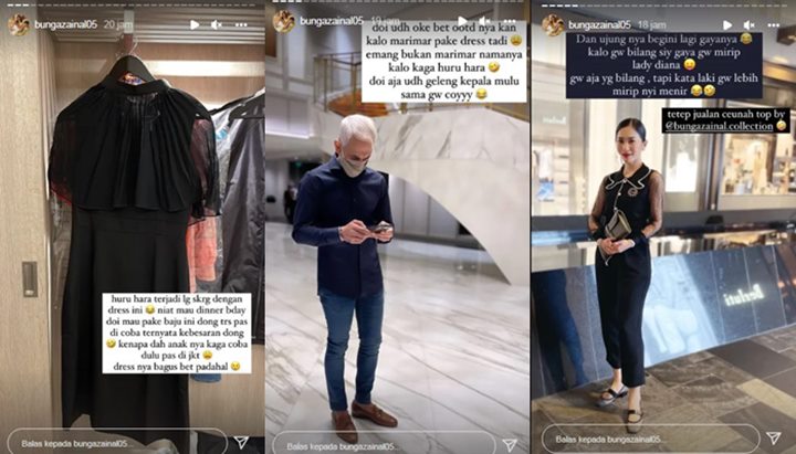 Penampilan Bunga Zainal Saat Rayakan Ultah Suami Disebut Mirip Lady Diana, Setuju?