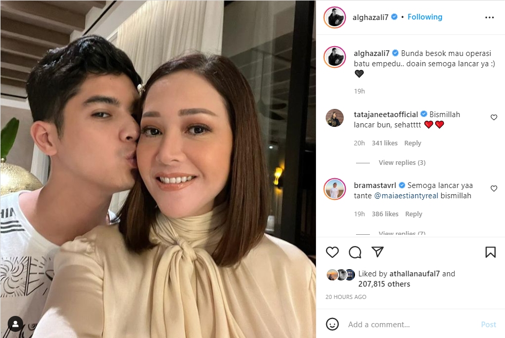 Al Ghazali Kabarkan Maia Estianty Operasi Batu Empedu Hari Ini, Banjir Doa Rekan Artis