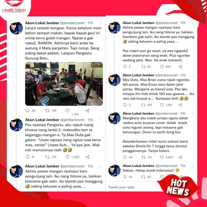 Tri Suaka Kena Cibir, Perilaku Sheila On 7 Saat Diundang Konser Ikut Terseret