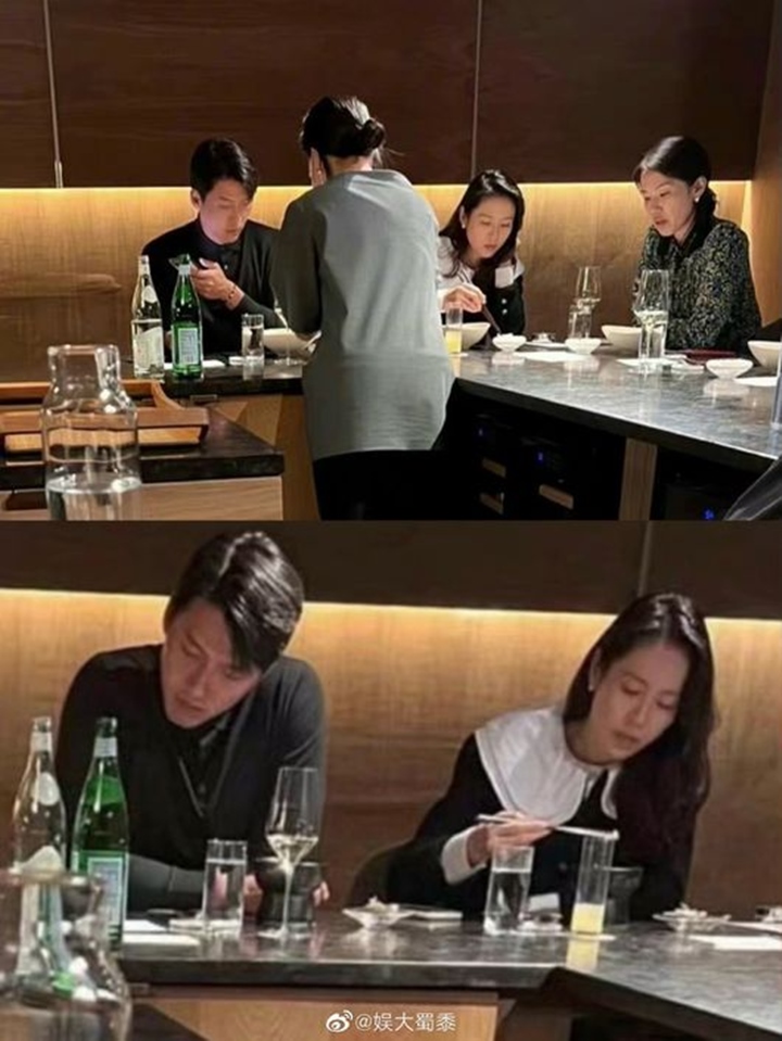 Potret Honeymoon Hyun Bin dan Son Ye Jin Dinner 1