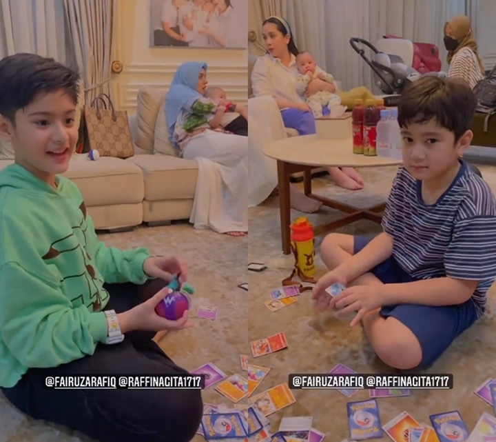 Rafathar Dan King Faaz Main Bareng Dibilang Bak Cogan-Cogan Lagi Malam Mingguan